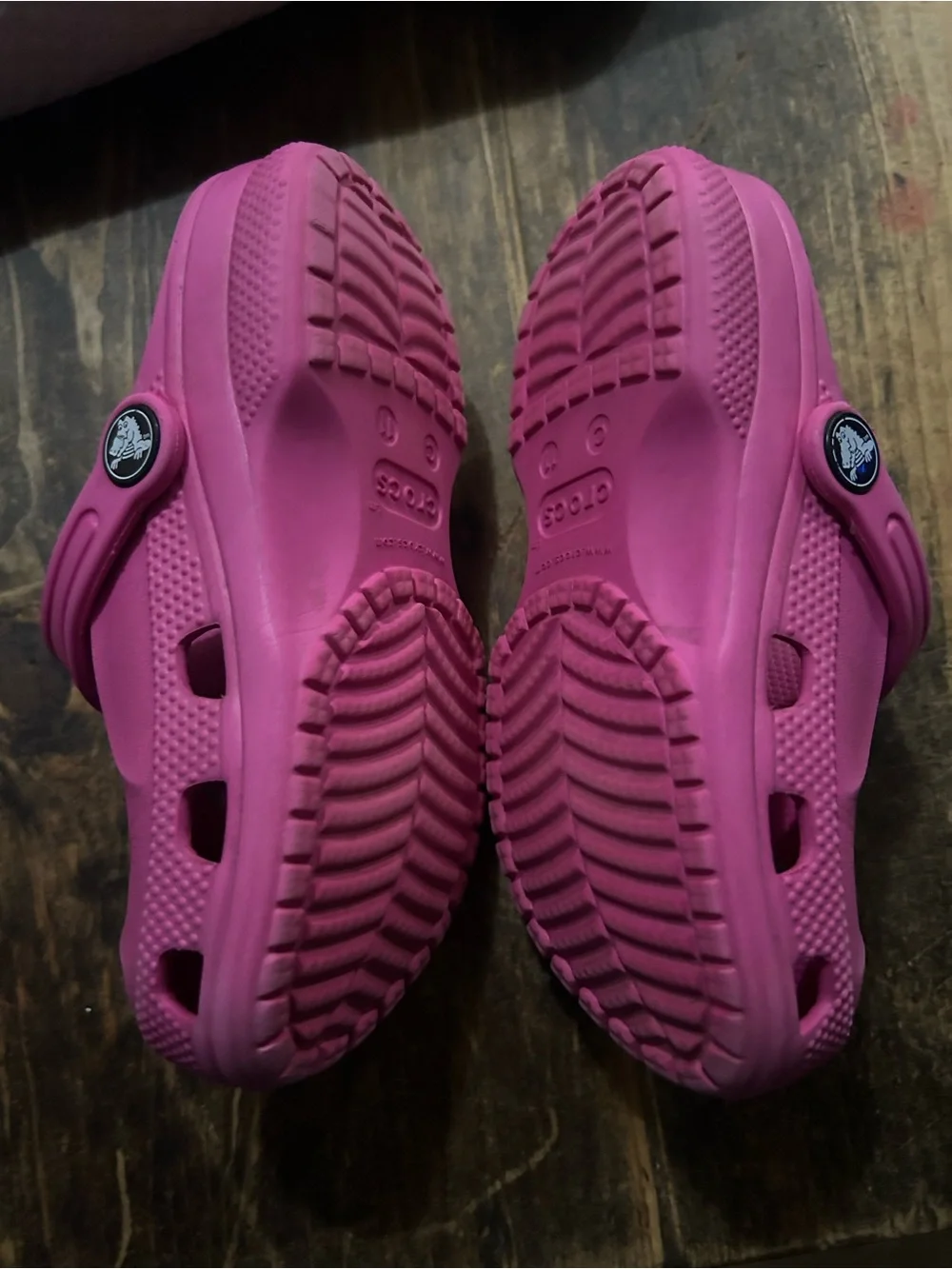 Crocs Size C10 Unisex Kids Magenta Baya Clogs